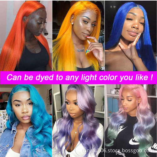 Tuneful 1pc Hair 613 color Braid 100% Human Brazilian Raw Directly from  Customized Style straight  Virgin hair wig for women